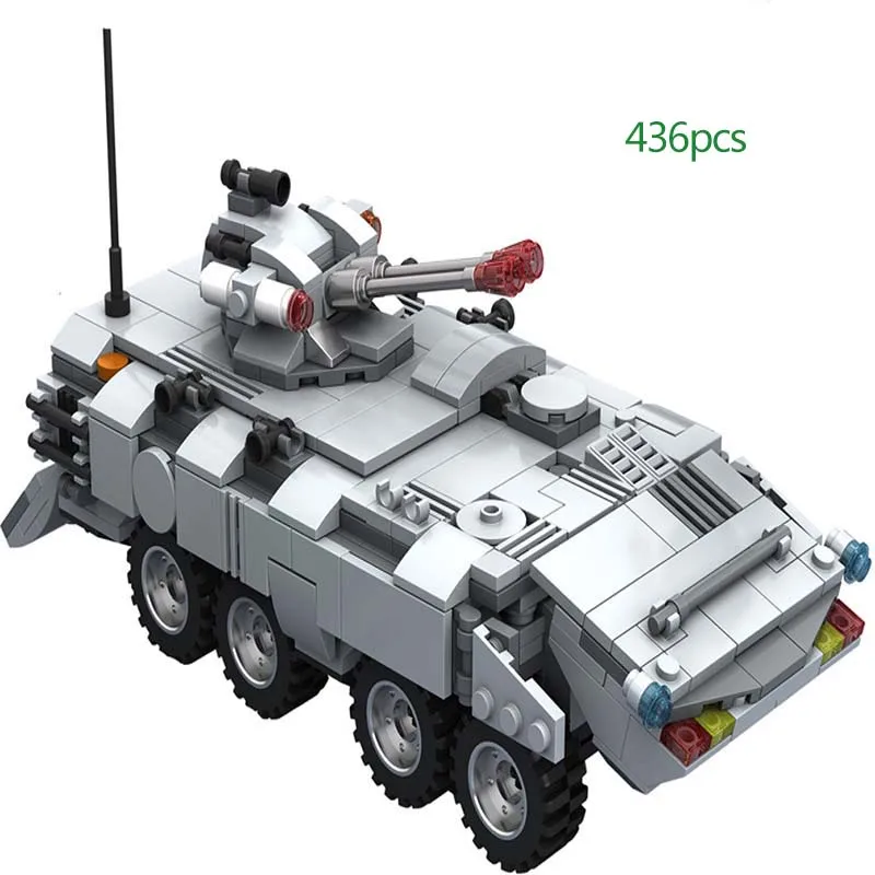 

Waterway amphibious tank Military SWAT Police Team Building Blocks army soldier Figures Toys for Children Christmas gifts