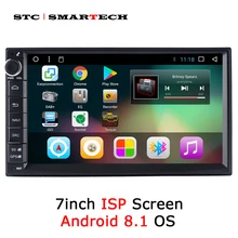 SMARTECH 2 Din Android 8.1 OS Car Radio di Navigazione GPS Autoradio di Sostegno 3g WIFI OBD Bluetooth DAB DVR TPMS rear-view Camera