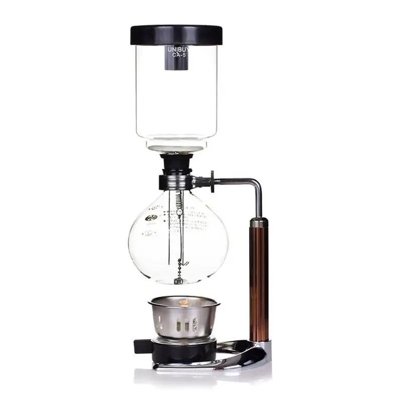 

High Quality 3 Cup Syphon Pot Coffee Maker Set Filter Siphon Coffee Pot Teapot Siphon Heat Resistant Household Pot