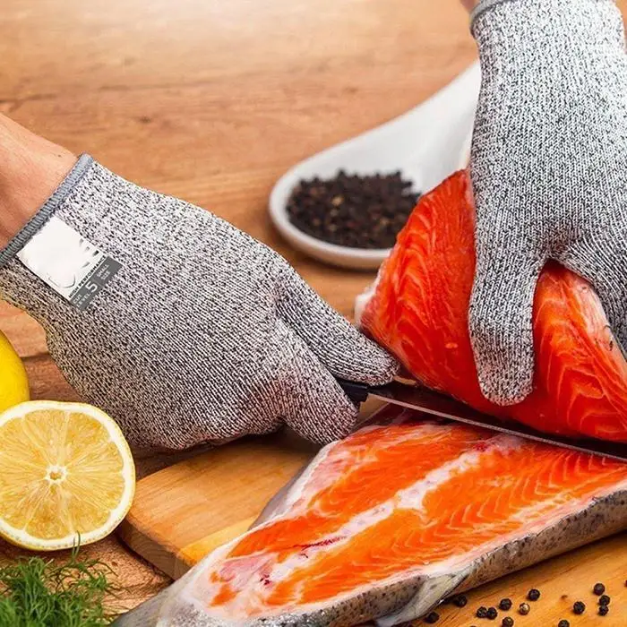 

New Anti-cut Gloves Safety Cut Proof Stab Resistant Stainless Steel Wire Metal Mesh Kitchen Butcher Cut-Resistant Safety Gloves
