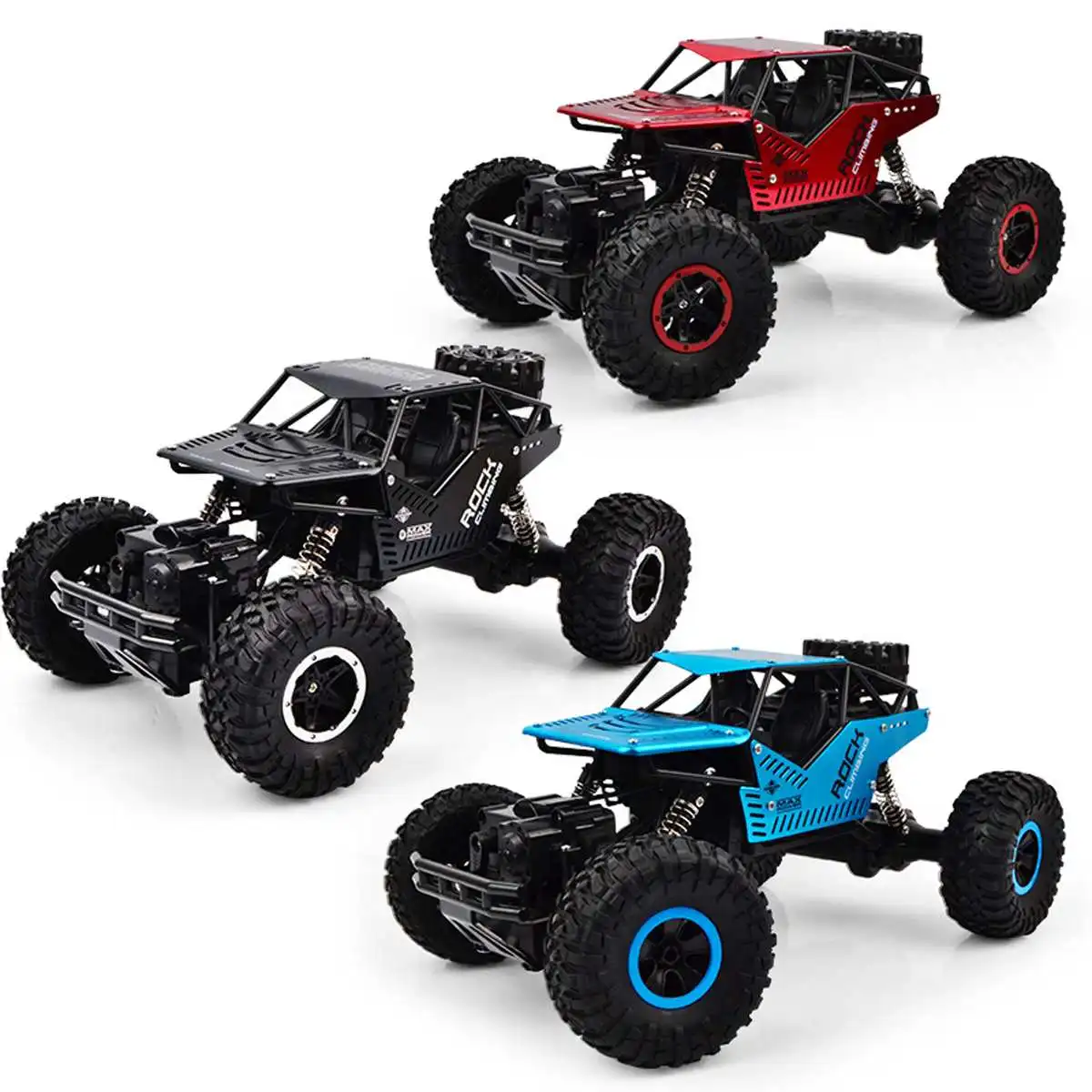 

4WD Electric RC Car Rock Crawler Remote Control Toy Cars On The Radio Controlled 4x4 Drive Off-Road Toys For Boys Kids Gift