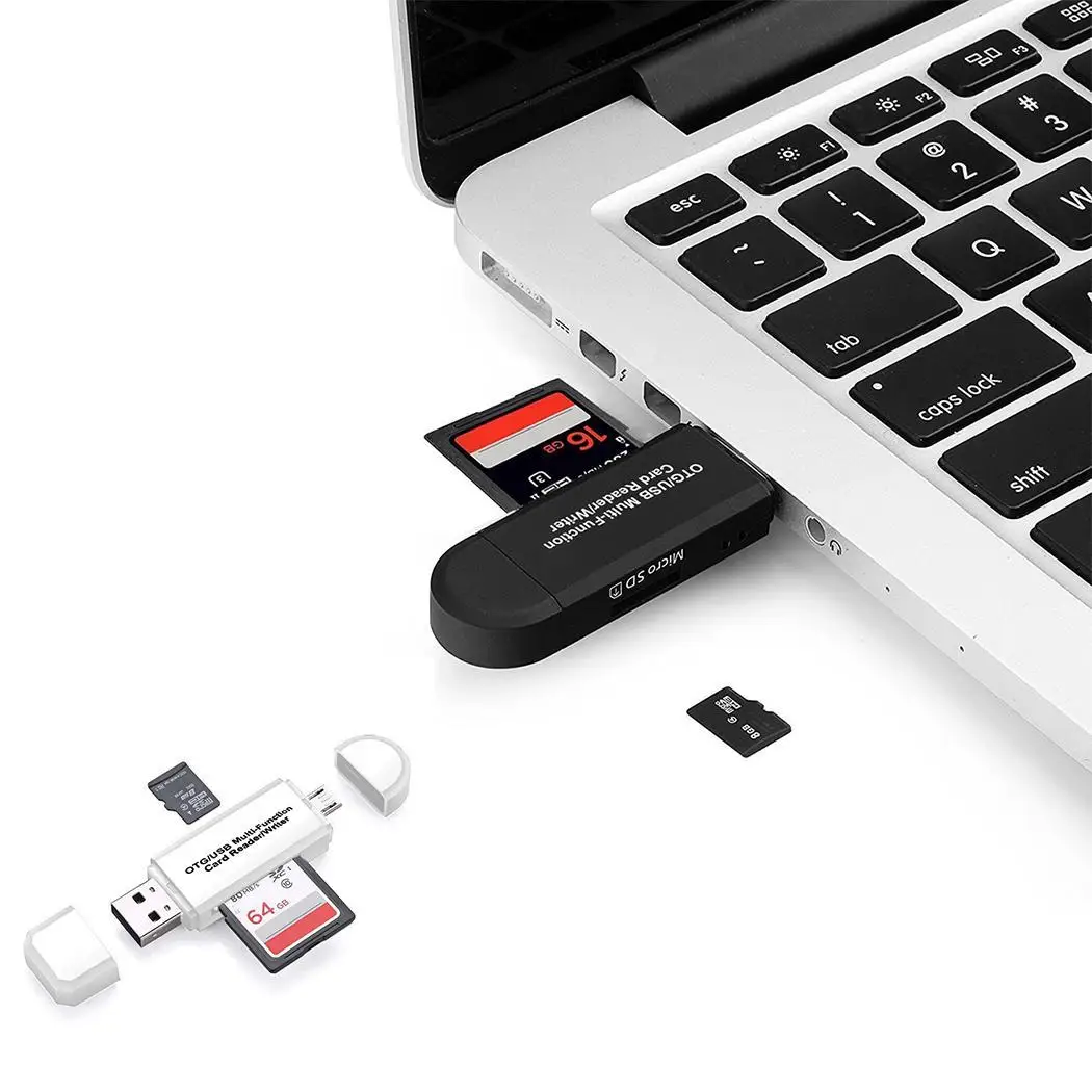 Портативный высокоскоростной считыватель карт USB 2 0 для смартфонов MicroSD SD TF Windoes 8 7