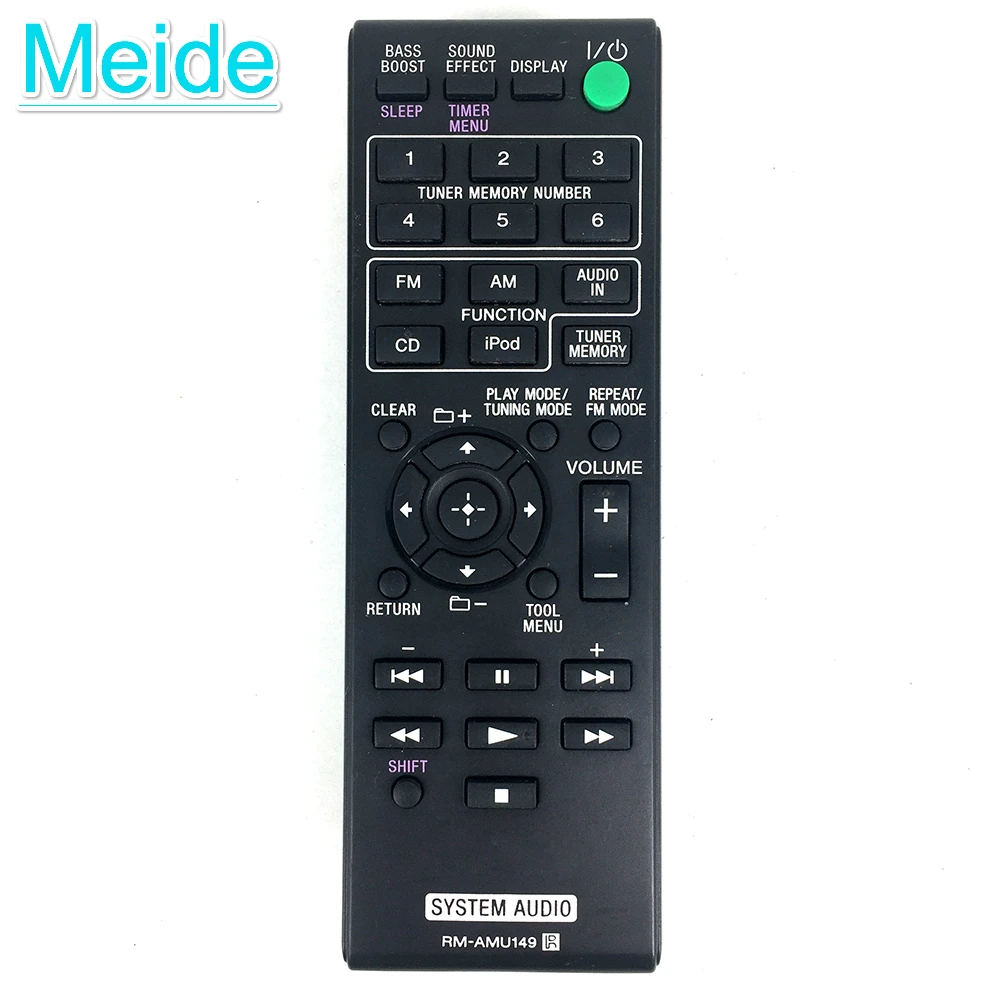 

Original Remote Control RM-AMU149 RMAMU149 For Sony CMT-V10IP CMT-V10IP/CA CMT-V10IP/Z System Audio telecomando Remoto