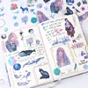 6Sheets/Pack Kawaii Stationery Stickers Cute Whale Stickers Lovely Paper Stickers For Kids DIY Diary Scrapbooking Photo Ablums ► Photo 1/6