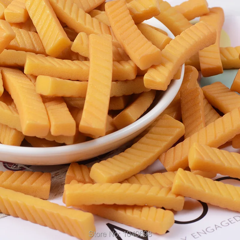 

100pcs/lot resin simulation prawn strips prawn crackers 8*42mm kawaii cabochons crafts DIY home wedding decorations