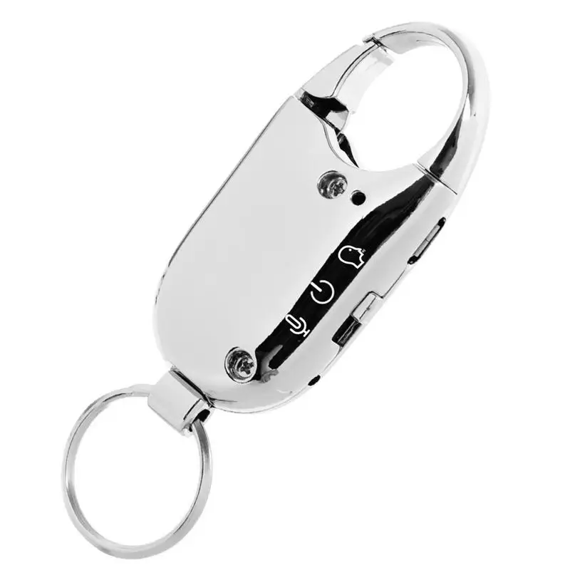 

VR12 Keychain Voice Recorder Synchronous Surround Recording Sound Control Recorder 16GB U Disk Storage Function