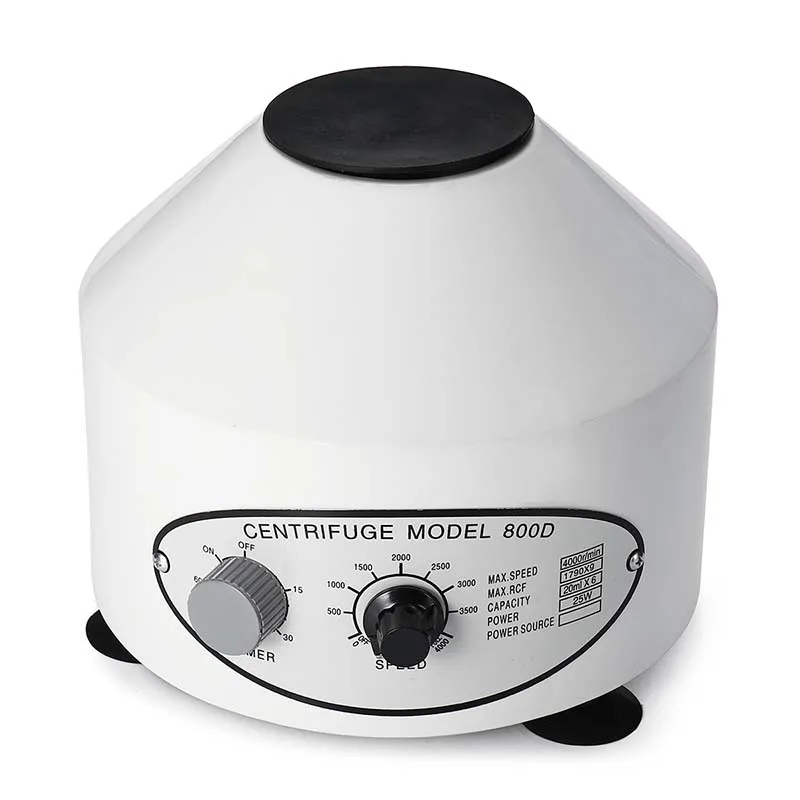 

220V 25W Lab Electric Centrifuge Isolate Serum4000r/min Laboratory Medical Practice Desktop Centrifuge Machine Bubble Removal