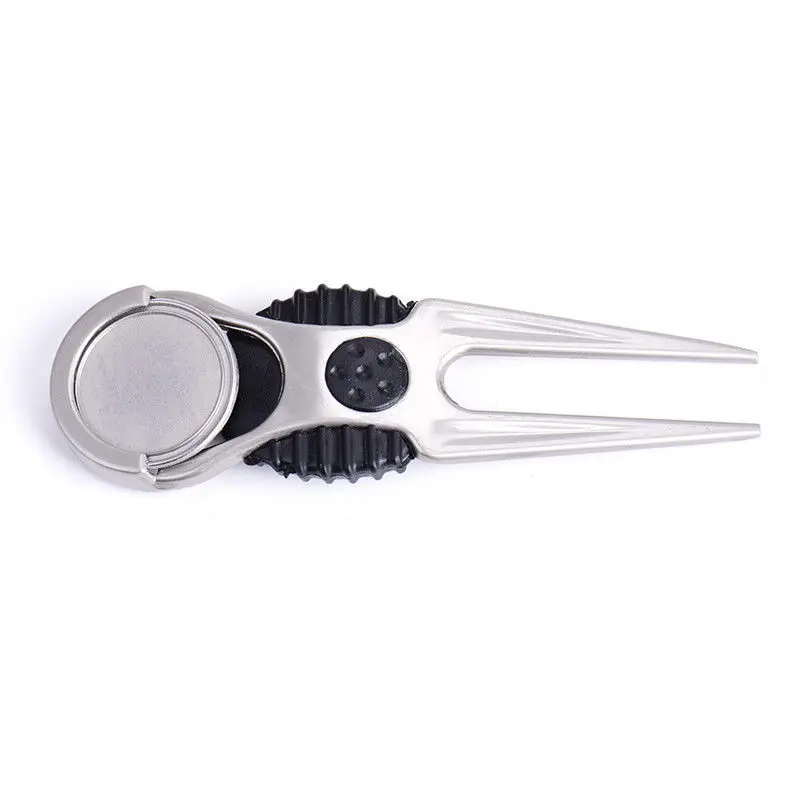 

1*Golf Club Ball Putting Green Fork Practical Golf Pitch Repair Divot Tool Golf Ball Score Marker Green Fork New