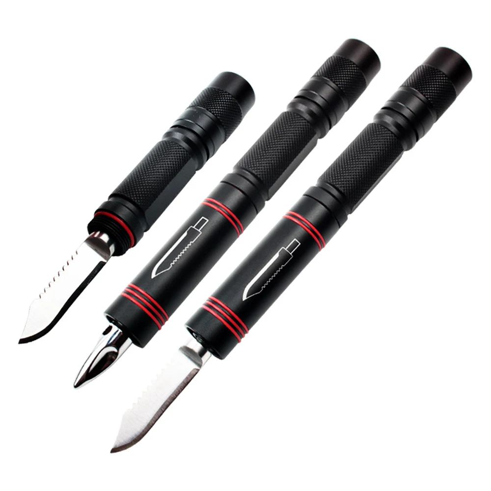 

YHINT LED tactical torch Flashlight Self Defense Outdoor Olight Waterproof 10W/5W Titanium metal lanterna for camping