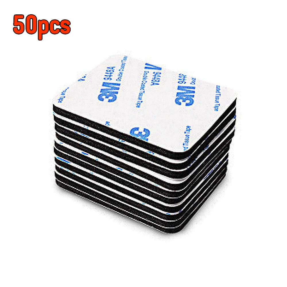 

ABEDOE 50Pcs/Set Thickened Waterproof Strong Viscidity Double Sided Round/Square Adhesive Tape