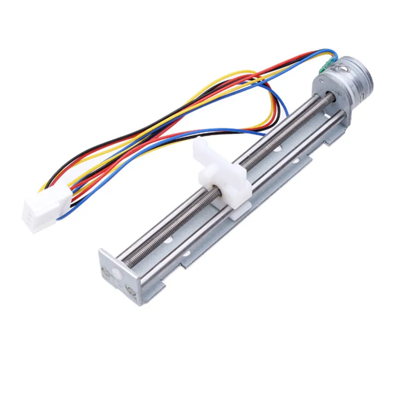 

Suleve DC 4-9V Drive Stepper Motor Screw With Nut Slider 2 Phase 4 Wire Effective Stroke 80mm for Laser Engraving Machine Tool