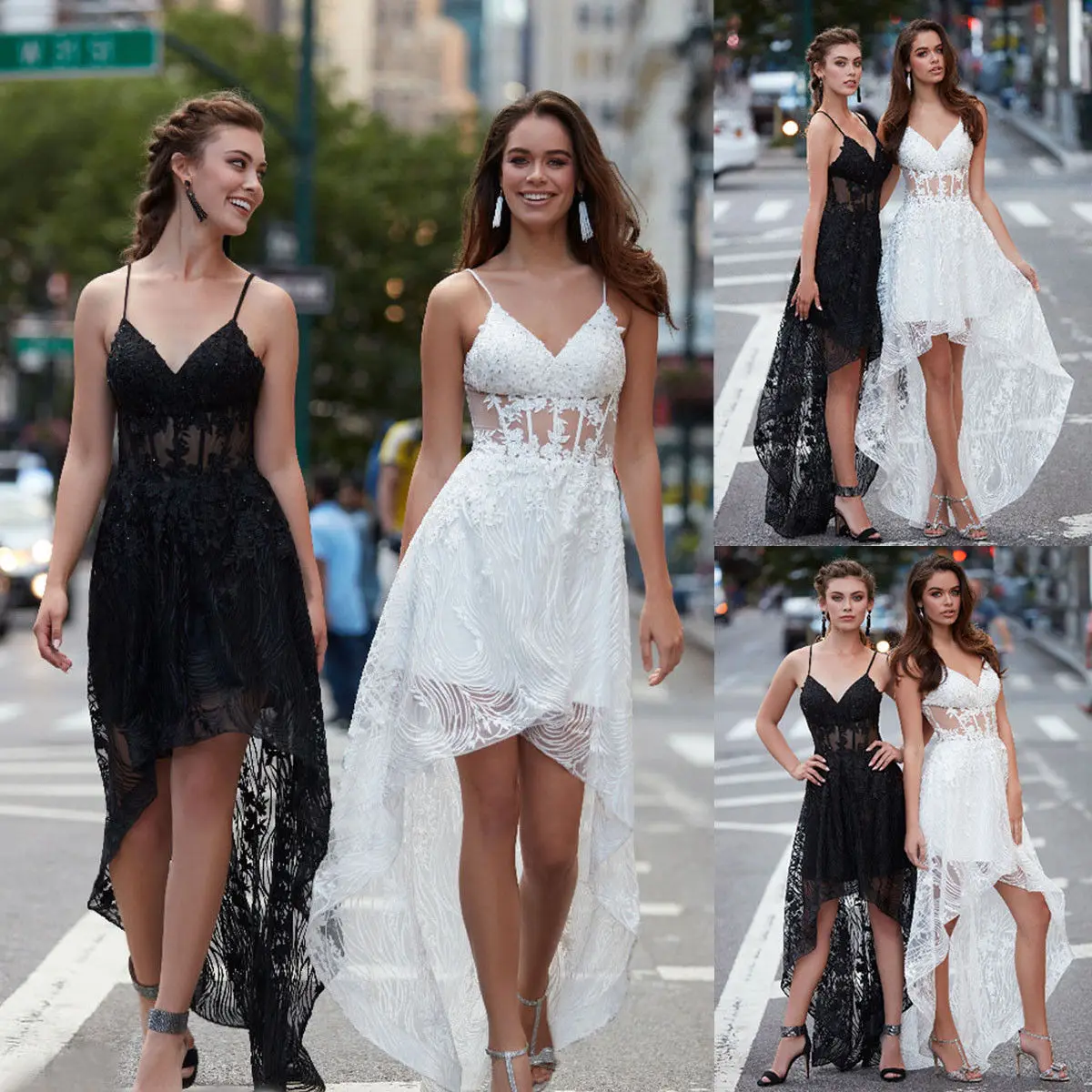 

Brand Hot Selling Women Lace Maxi Dress Wedding Party Summer Beach Casual Long Sundress Spaghetti Strap V-neck Elegant Dresses