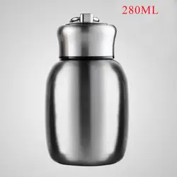 280 мл мини термосы нержавеющая сталь напиток бутылка кружки для путешествий термосы