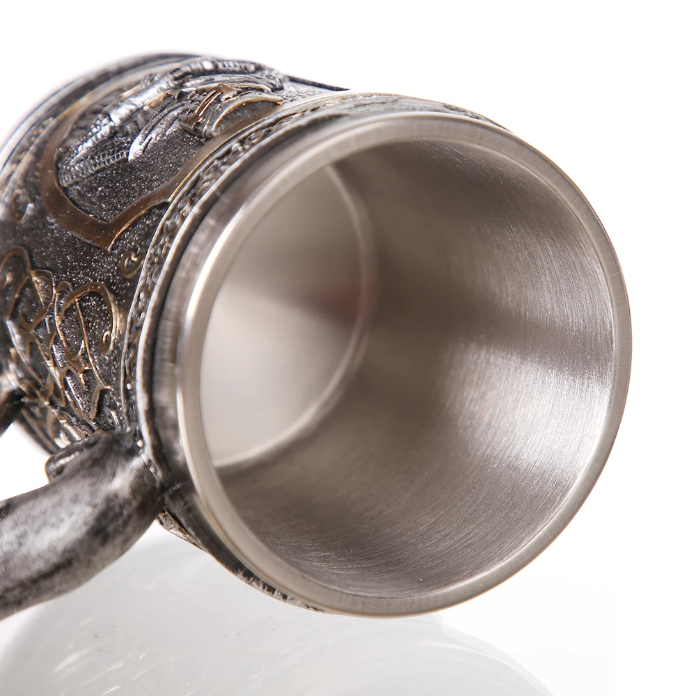 Кружка для пива с 3d черепом Викинга кофе Tankard персонализированная оригинальная