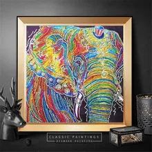 Huacan специальная Алмазная картина слон Сделай Сам Алмазная вышивка Продажа животное горный хрусталь мозаика домашний декор живопись(China)