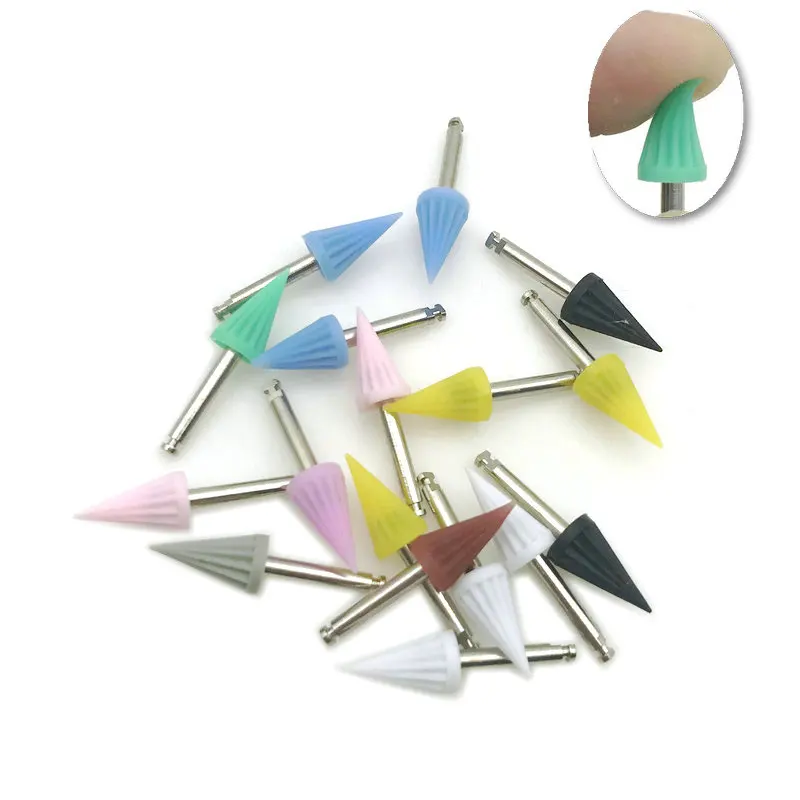 

10pcs Dental Polishing Cup Dental Bending Machine Polishing Brush Polisher Prophy Cup Oral hygiene Dental Lab Tools