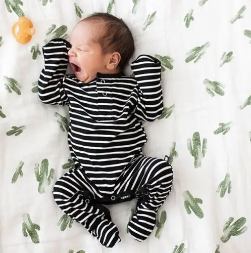 

Cotton Infant Baby Boy Striped Romper Jumpsuit Kid Clothes Outfit