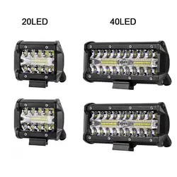 40 светодиодный 120 W полосы света автомобилей крыша прожекторы изменить крыши светильник для ремонта автомобилей для внедорожного для