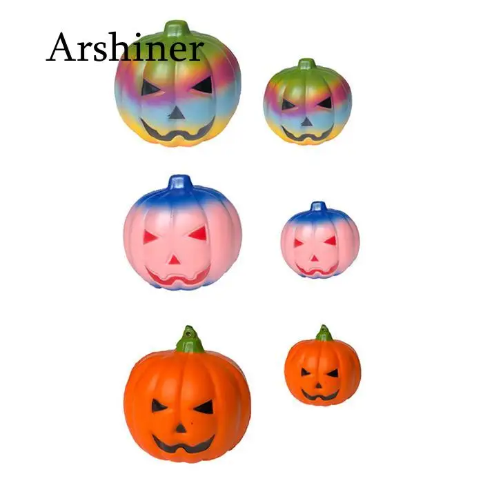 

Mini Squishy Pumpkin Cute Antistress Ball Squeeze Halloween Pumpkin Rising Abreact Soft Sticky Stress Relief Funny Gift Toy