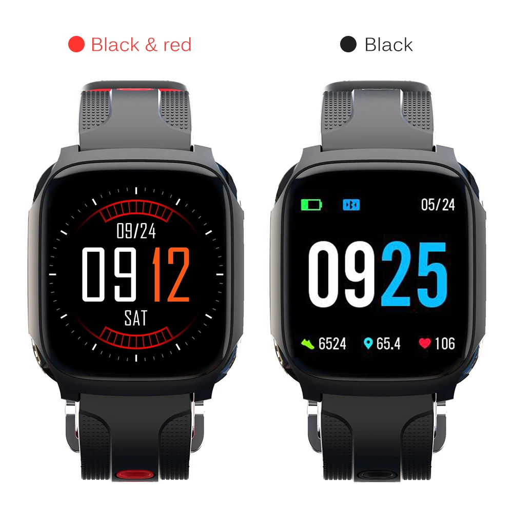 

TF9 1.3 Inch Full Screen Touch Smart Watch Men IP67 Waterproof Heart Rate Monitor Blood Pressure 180mah Battery Smartwatch
