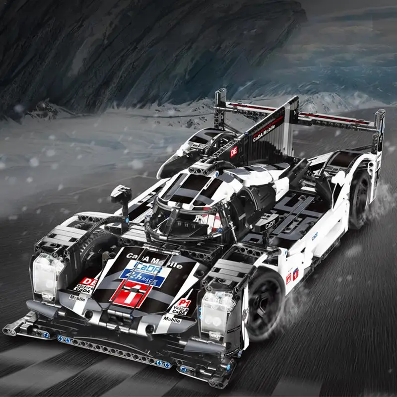 

1586PCS For Porsche 911 Design Assembly Module High Simulation Cool Car Modeling Remote Control Car Toys For Children