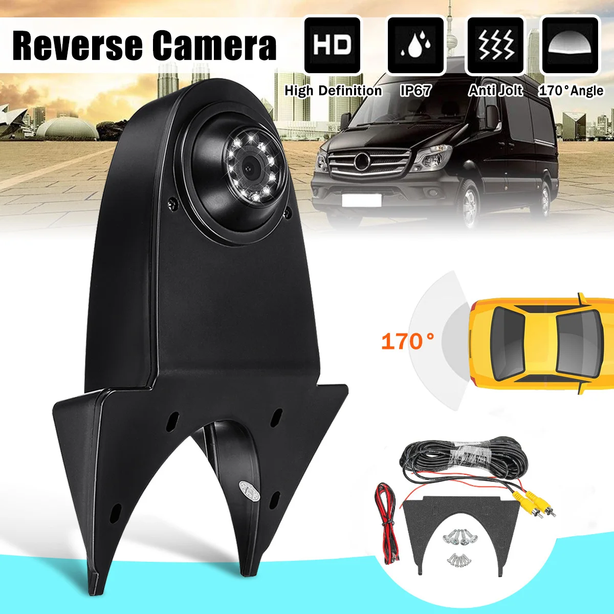 

170 degree Car Auto Reverse Backup Rear View Camera For Mercedes for Benz Sprinter for Nissan for Navara