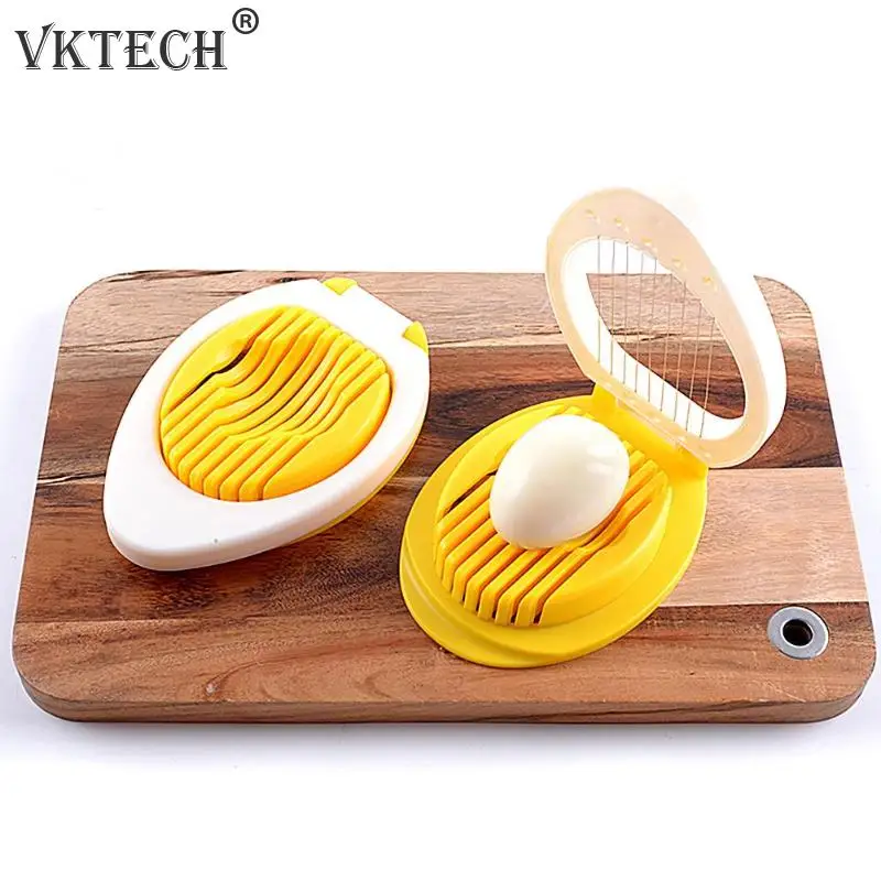 

Multifunctional Plastic Egg Slicer Preserved Egg Cutter Eggs Splitter Divider Mold Kitchen Gadget Cooking Tools