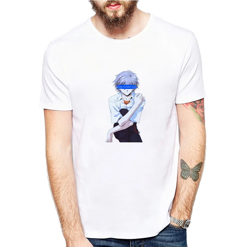 

evangelion men t shirt Neon Genesis Evangelion EVA 01 Anime manga t shirt male fashion summer printing Casual o-neck T-shirt