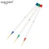 Wholesale 3pcs Tiny Tips Paint Liner Drawing Painting Pen Brush Acrylic Nail Art Manicure Detailed Design Tool Set 3
