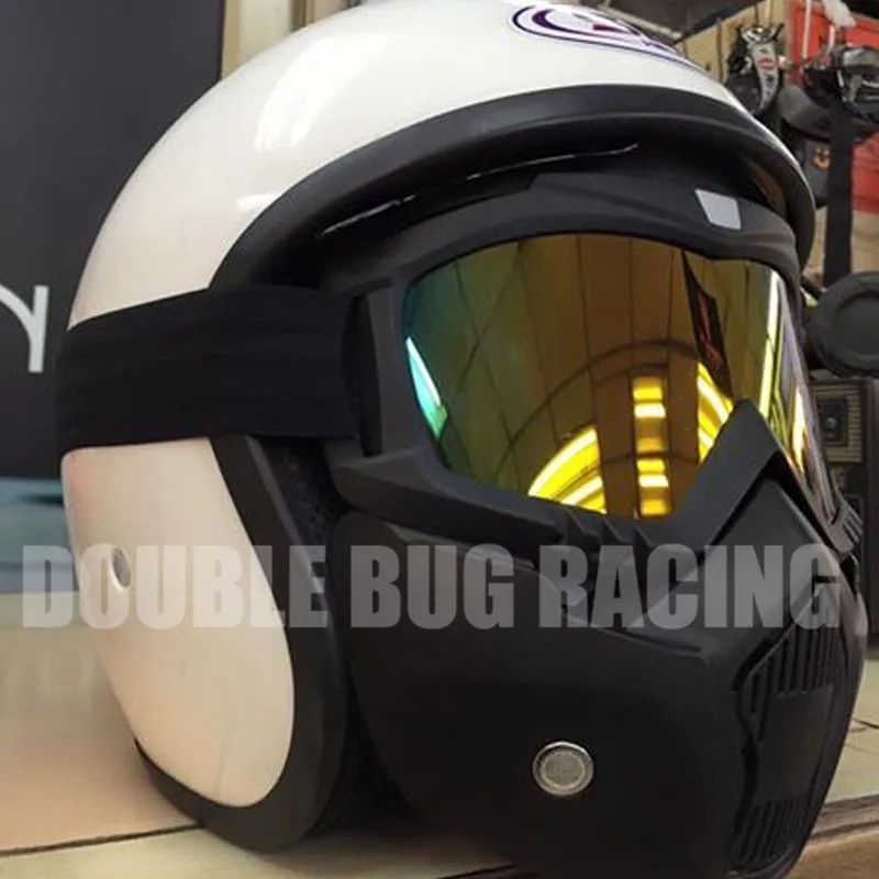 

Motorcycle Motorbike Racing Detachable Modular Motorcycle Helmet Protective Face Mask Shield