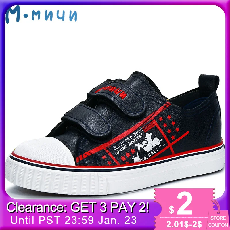 

MMNUN Autumn 2018 Kids Shoes Breathable Pu Leather Shoes For Children Boys Sneakers Shoes Boys Aged 4-8 Size 26-31 ML1860C