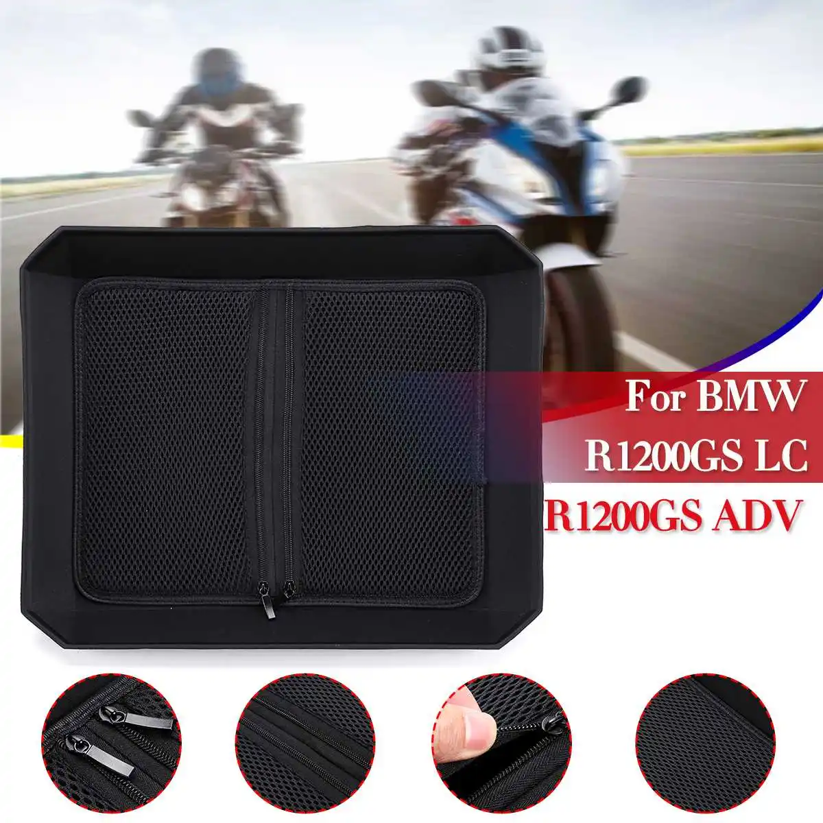 

Motorcycle Rear Trunk Tail Case Box Containers Saddlebag Nylon Storage For BMW R1200GS LC R1200GS ADV Top Cover Inner Bag