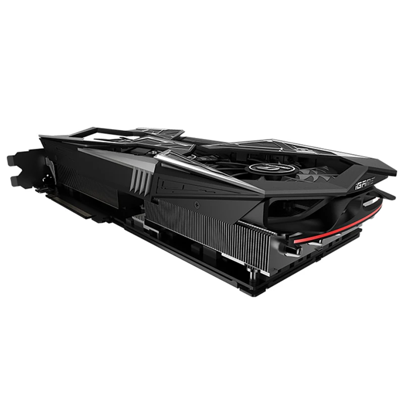 Новая красочная видеокарта iGame GeForce RTX 2070 Vulcan X OC GDDR6 8G 256Bit Base 1410MHz Boost 1815MHz 2 вентилятора ЖК-экран