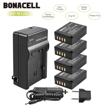

Bonacell 1400mAh NP-W126 NP W126 NPW126 Replacement Battery+Charger for Fujifilm FinePix HS30EXR HS33EXR HS50EXR X-A1 X-E1 L50