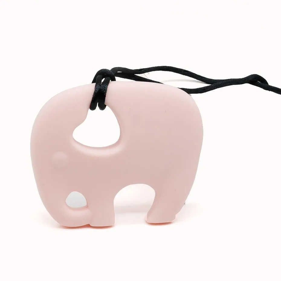 

Food Grade Silicone Teethers DIY Animal Elephant Baby Ring Teether Infant Baby Silicone Chew Charms Kids Teething Toddler Toys
