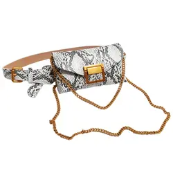Новая-Женская поясная сумка кожаная женская сумка для пояс-цепочка модная поясная сумка женская хип-ремень Бум сумка для телефона сумки