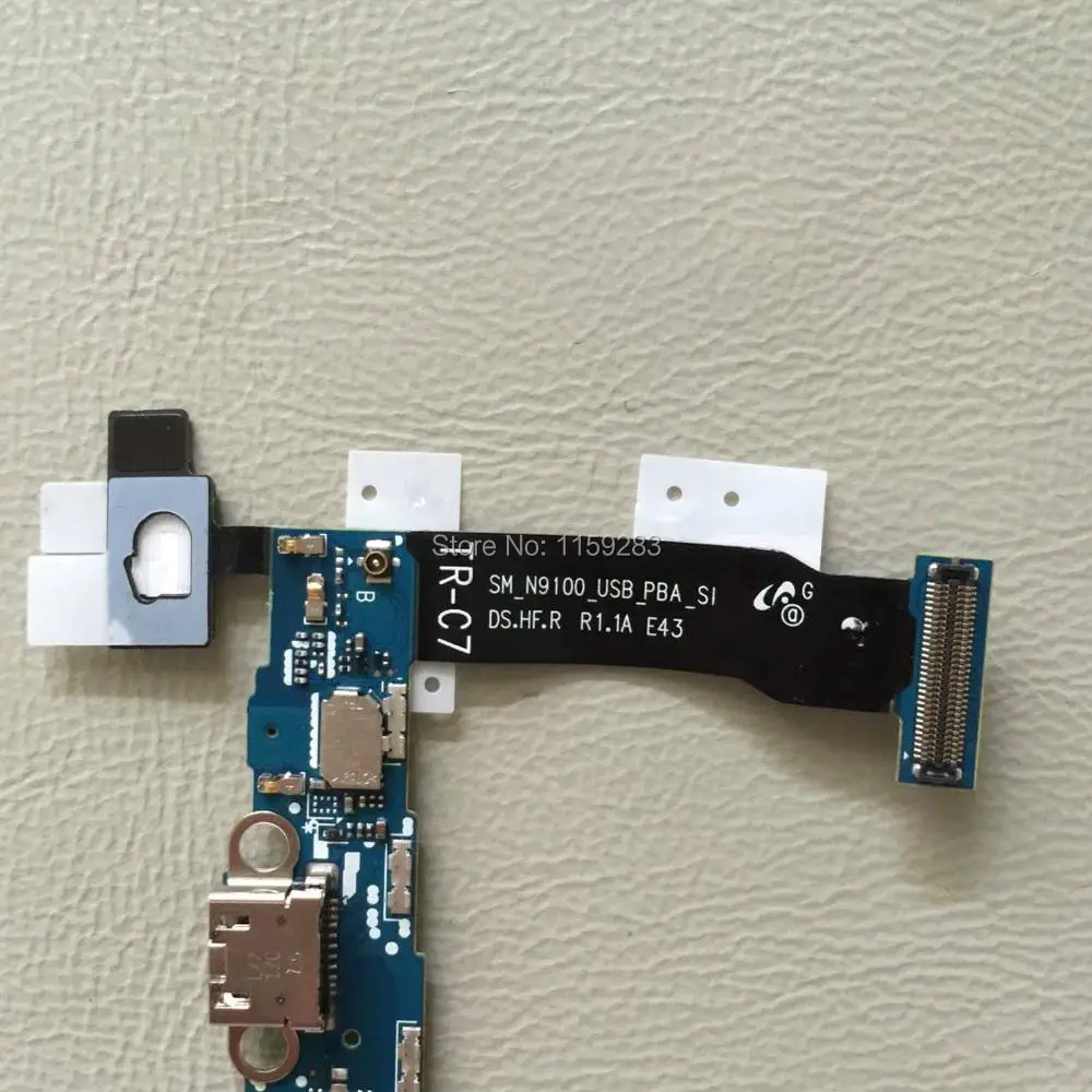 Высококачественные детали для Samsung SM N9100 зарядный порт док разъем гибкий