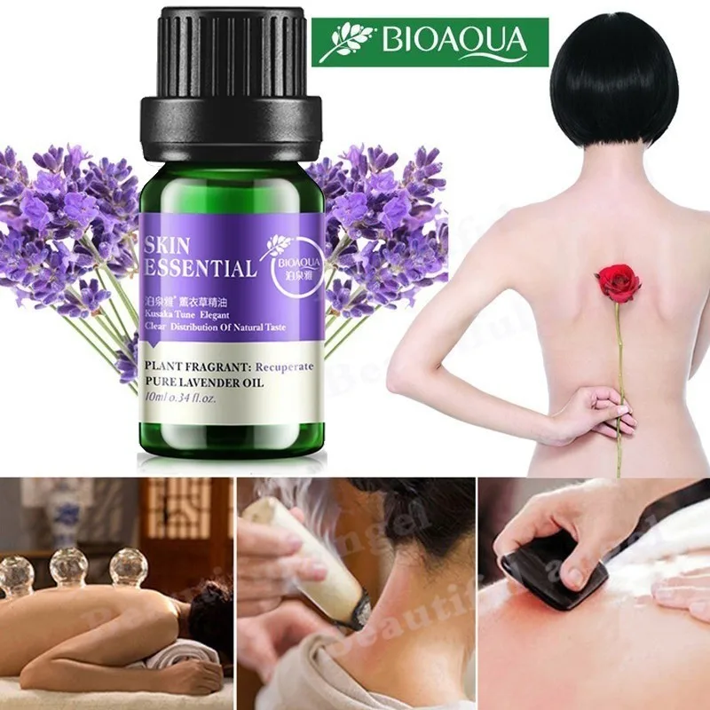 

100% Lavender Essential Oil 10ml BIOAQUA Hyaluronic Acid Liquid Anti Wrinkle Anti Aging Moisturizing Anti Bacterial Skin Care