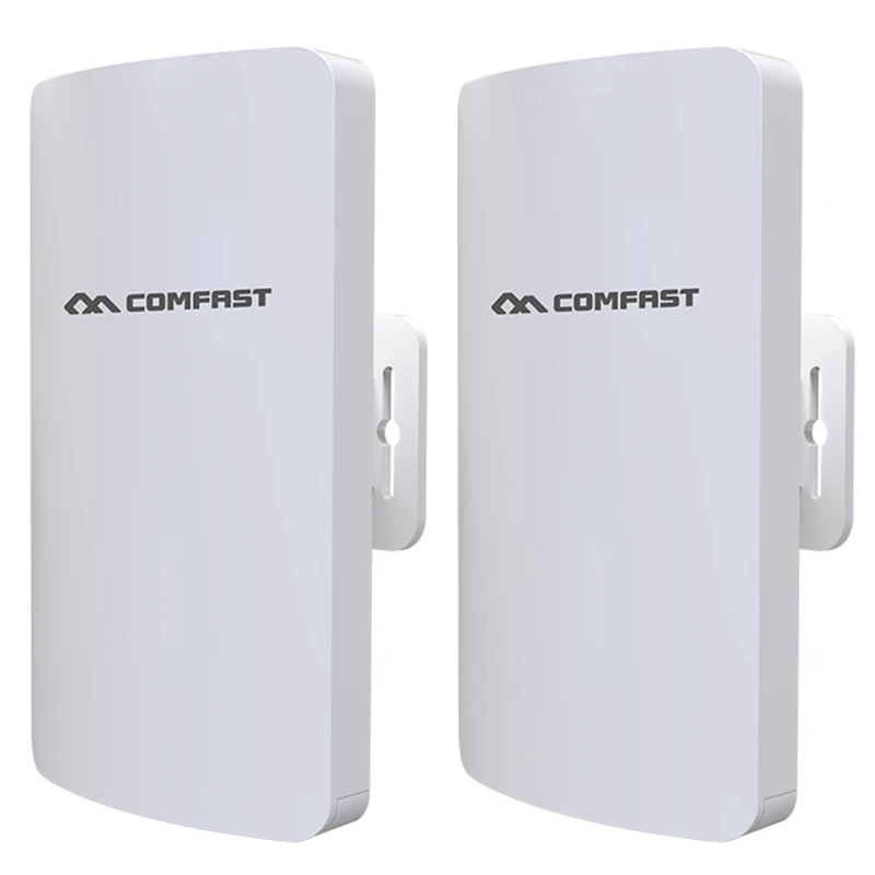 COMFAST 2 шт./компл. Comfast CF-E113A 300 Мбит/с высокая мощность открытый Wifi мост-маршрутизатор Встроенный PA 3 км 5,8 ГГц один клик сопряжение стабильный
