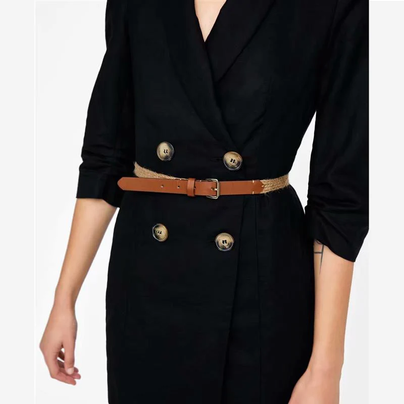 2019 autumn new suit style dress lapel double-breasted suit dress female 2019 autumn new suit style dress lapel double-breasted suit dress female