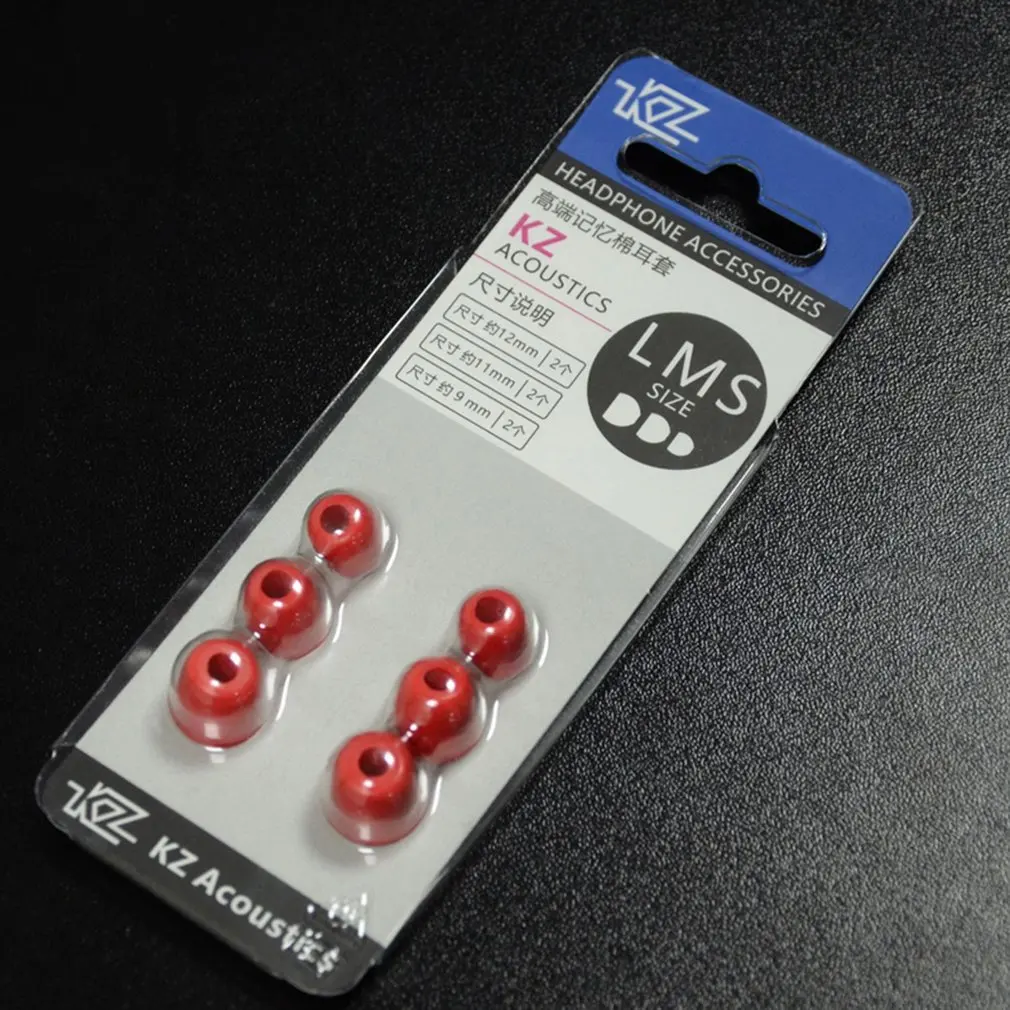 

3 pairs In-Ear Earcaps For KZ Earphones Silicone s Cap Replacement Earbud Tips Earbuds Ear Pads Cushion