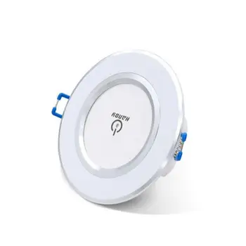 

Round embedded aluminum alloy four-way exhibition hall remote control switch