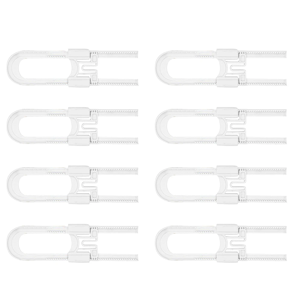 

Sliding Cabinet Lock (8-Pack) | Multi-Purpose Baby And Child Protection Locks No Tools Or Drills