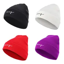 Новые шапки; сезон осень-зима новая дикая вязаная шерстяная теплая шапка для спортивных занятий на свежем воздухе Хип-хоп кепка наружная теплая шляпа пышная Русская Шапка с буквами