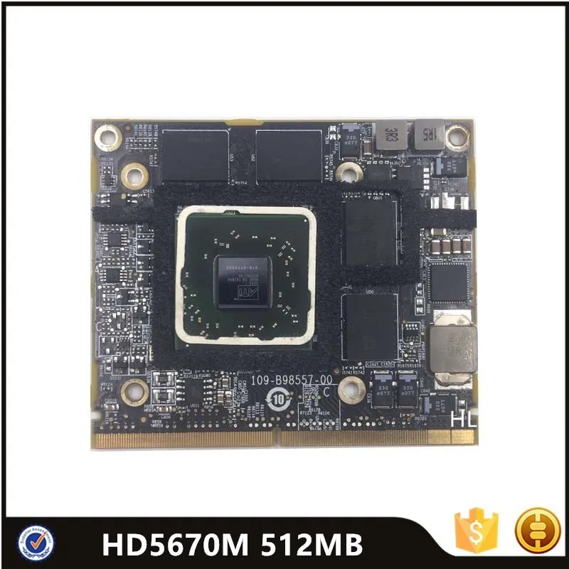 Видеокарта 2010 Для iMac A1312 A1311 HD 5670 5670m HD5670 HD5670M 512MB 109-B98557-00 216-0772003 661-5546 | Компьютеры и