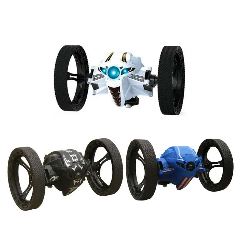 

Bounce Car 2.4G Stunt Remote Control Car Charging New Strange Two-Wheeled Jump Car Dumping Resistance Toy A Bouncing Car