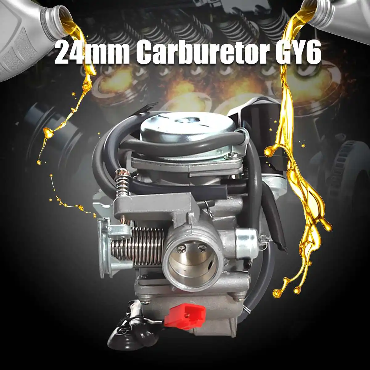 

1pcs Auto Motorcycle Scooter Carb Four Stroke Carburetor 110cc 125CC 150CC GY6 ATV Go Kart Roketa Taotao Bore 24mm For Yamaha