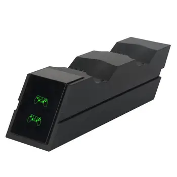 

OSTENT USB LED Dual Charger Charging Power Station Dock for Sony PS4/Slim/Pro Wireless Controller