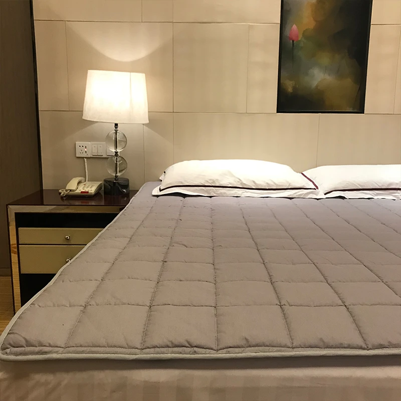 100%Cotton bed protection pad twin single Mattress Tatami Mat Foldable Topper mattress Breathable n