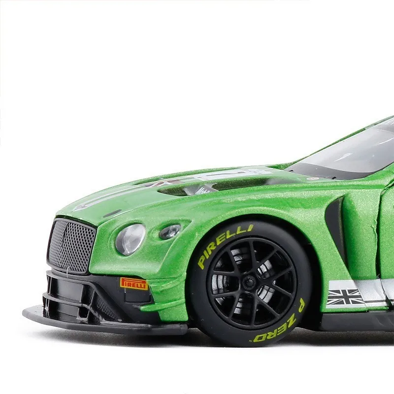 Модель гоночного автомобиля Bentley GT3 1/32 литые автомобили миниатюрные игрушки для